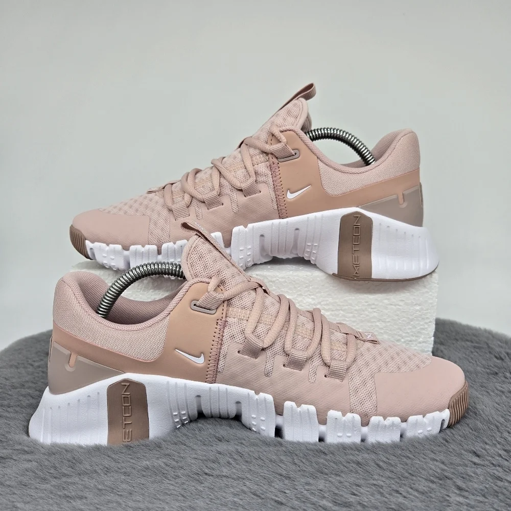 New Nike Free Metcon 5 'Pink Oxford' Women's Workout Shoes Size 8.5 - Picture 6 of 8